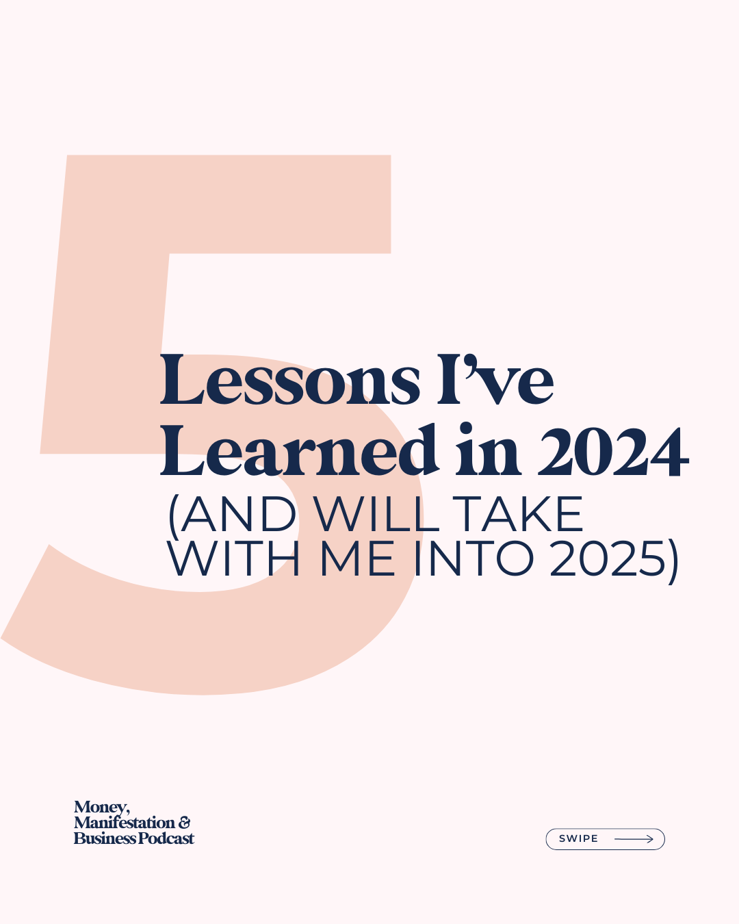 The Top 5 Lessons I’ve Learned in 2024