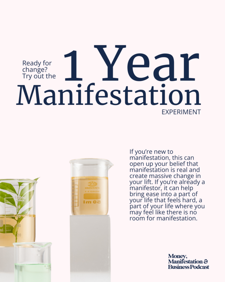 Your 1 Year Manifestation Experiment